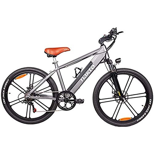 Bicicletas eléctrica : Art Jian De 26 Pulgadas de aleacin de magnesio de Bicicleta elctrica, 350W de la Motocicleta de montaña de la Bici Adulta asistida con Amortiguador de Bicicleta elctrica