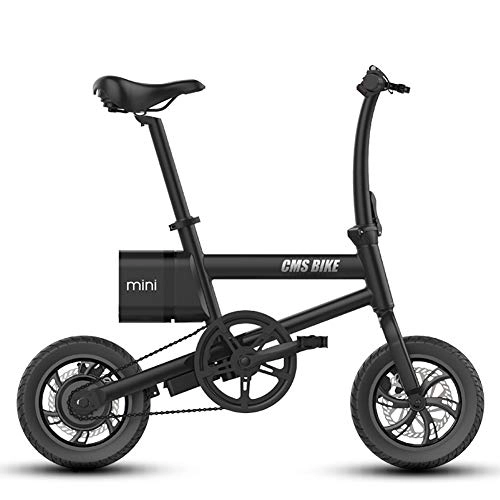 Bicicletas eléctrica : ASTOK Bicicleta Electrica 36V, E-Bike Plegable 12" con Motor de 250W, Velocidad MAX 25km / h, Bici Electrica Urbana Ligera para Adultos, Negro