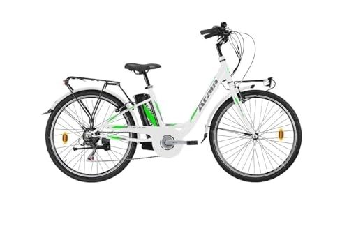 Bicicletas eléctrica : ATALA E-WAY 26 LT7 V, blanco, verde, talla 41