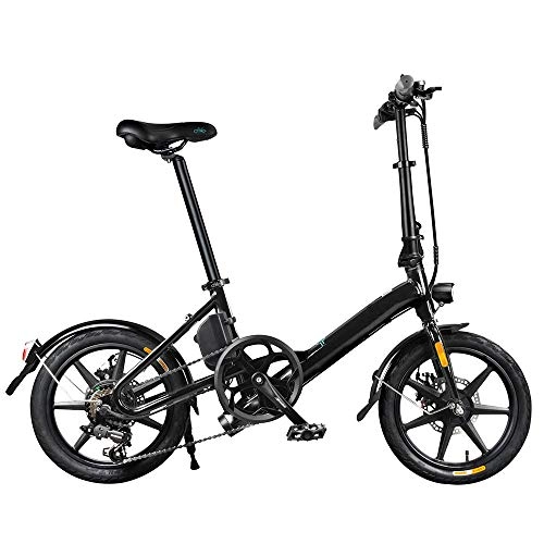 Bicicletas eléctrica : Autoshoppingcenter Bicicleta Eléctrica Plegable Ciclomotor 16 Pulgadas 250W 25km / h Bicicleta de Ciudad / Montaña Bateria de Litio de Aluminio Display LED 3 Modos [EU Stock