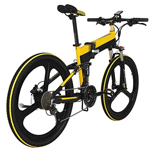 Bicicletas eléctrica : AZUNX Bicicleta de Montaña 26 X 1 95 Elektrisches Ciclomotor-Fahrrad Faltbares E-Blike-FAHR- / Elektro- / Assistenzmodus 400 W 48 V 30 Km / H