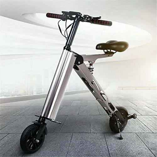 Bicicletas eléctrica : BABIFIS Portátil de Bicicleta eléctrica Plegable Plegable Bicicleta Doble Freno de Disco para el Ciclismo, rápido, Potente, Resistencia 120 kg de Carga