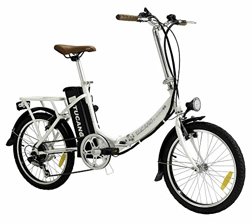 Bicicletas eléctrica : BASIC PRO - Bicicletas Electricas - Display LED con 3 niveles de ayuda - Plato delantero de 52 dientes (BLANCO)