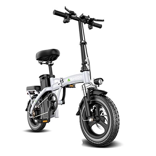 Bicicletas eléctrica : BICICLETA Bicicleta Eléctrica Coche Batería de Almacenamiento Scooter Inteligente Doble Batería de Litio Se Aplica a Las Al Aire Libre Ciudad Delantera Y Amortiguador Trasero / B / 8A+GPS