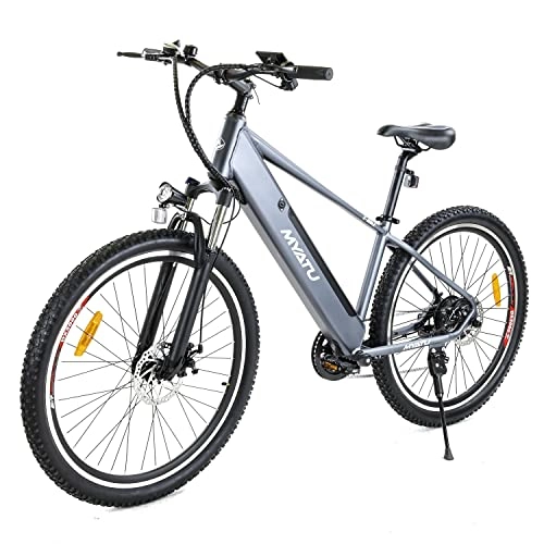Bicicletas eléctrica : Bicicleta de montaña E Bike de 27, 5 pulgadas, pantalla LCD, frenos de disco Shimano de aluminio, batería de 10 Ah