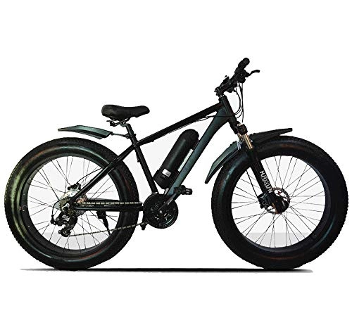 Bicicletas eléctrica : Bicicleta elctrica 26 Pulgadas 21 velocidades 350 W neumtico Ancho Nieve elctrica Turismo de Playa batera de Litio energa elctrica Bicicleta