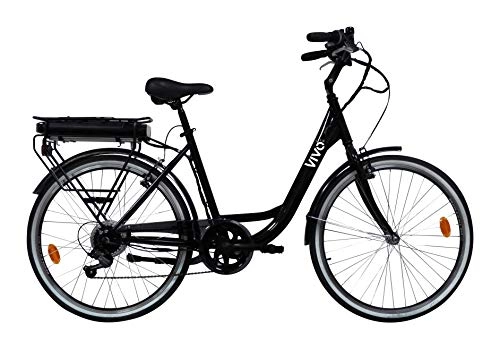 Bicicletas eléctrica : Bicicleta elctrica novedad 2019 City Bike de pedaleo asistido Made in Italy Vivo Bike VC26B. Bicicleta elctrica con estructura de acero y batera Samsung extrable.