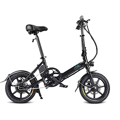Bicicletas eléctrica : Bicicleta elctrica plegable Elctrica de bicicletas de montaña, bicicletas plegables bicicletas elctricas for adultos Mujeres, 250W bicicleta elctrica de 14" con 36V / 7.8AH bicicleta elctrica for