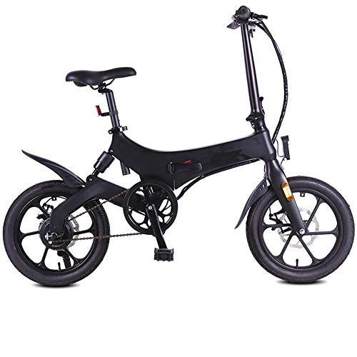 Bicicletas eléctrica : Bicicleta elctrica Plegable Vehculo elctrico Batera de Litio Scooter Adulto Mini Batera pequea Generacin de automviles Conduccin