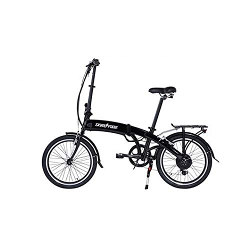 Bicicletas eléctrica : Bicicleta Elctrica SKATEFLASH E-Bike Pro Plegable(Negro)