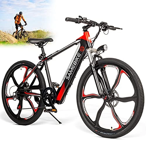 Bicicletas eléctrica : Bicicleta electrica, Bicicleta de montaña, 350W Cuadro de montaña de acero con alto contenido de carbono de 26 " PulgadasBicicleta de Montaña / batería de iones de litio 36V8AH, Carga útil 180 kg