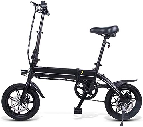 Bicicletas eléctrica : Bicicleta electrica, Bicicleta eléctrica plegable para adultos14 Aleación de aluminio 36V250W VISTO EBICE EBICE 7.5AH Batería Profesional 7 veloz Engranajes de transmisión del disco Bicicleta de freno