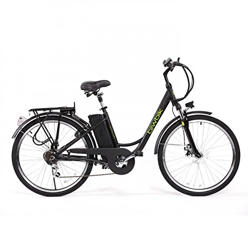 Bicicletas eléctrica : Bicicleta ELECTRICA Mod. Sunray 200 BATERIA Ion Litio 36V10AH (Negro)