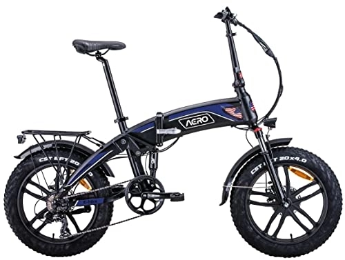 Bicicletas eléctrica : Bicicleta ELECTRICA Monster NASA Negro / Azul