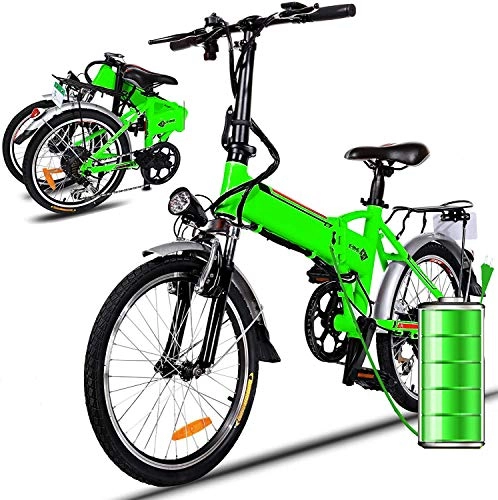 Bicicletas eléctrica : Bicicleta eléctrica 36 V 8 Ah batería de Litio Bicicleta Plegable MTB Bicicleta de montaña E-Bike 17 * 26 Pulgadas Shimano 7 Velocidad Bicicleta Intelligence Bicicleta eléctrica
