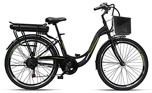 Bicicletas eléctrica : Bicicleta eléctrica Armony Peruga Advance 26 Antracita 250 W negra
