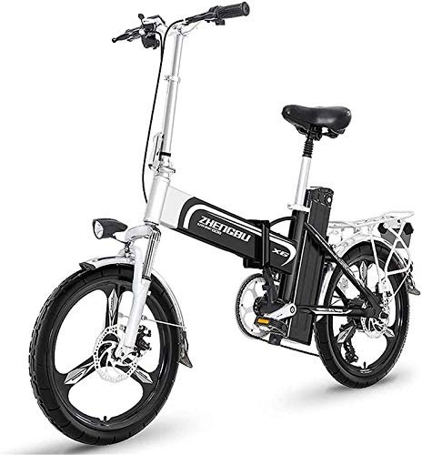 Bicicletas eléctrica : Bicicleta Eléctrica Bicicleta eléctrica de 20 pulgadas, motor sin escobillas 48V400W, opciones de batería de litio 21 / 30 / 35Ah, duración de la batería 110-200km, satisfacción de las necesidades de vi