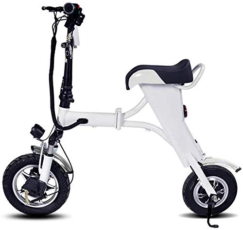Bicicletas eléctrica : Bicicleta eléctrica Bicicleta eléctrica por la mon Bicicleta plegable eléctrica, inteligente bicicletas for adultos, 10" E-Bici plegable 250W Motor Pedal-Assistfoldable bicicletas, carga máxima de 120