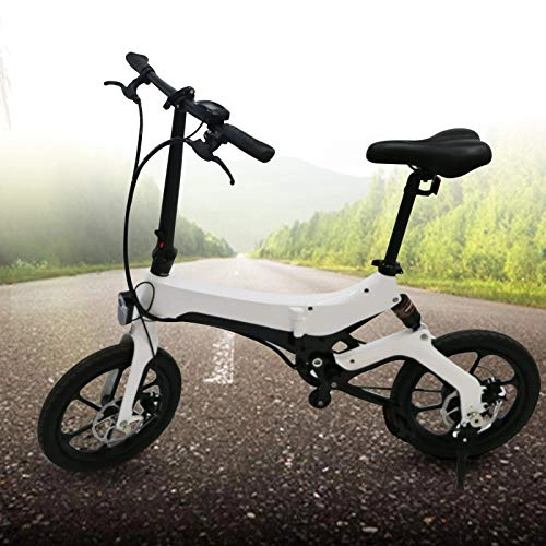 Bicicletas eléctrica : Bicicleta eléctrica con marco plegable, 36 V, 250 W, velocidad máxima: 25 km / h, bicicleta plegable