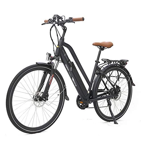 Bicicletas eléctrica : Bicicleta eléctrica de 26 pulgadas, 250 W, para hombre y mujer, con batería de iones de litio de 36 V 14, 5 Ah, Shimano de 7 marchas, bicicleta eléctrica de desplazamiento
