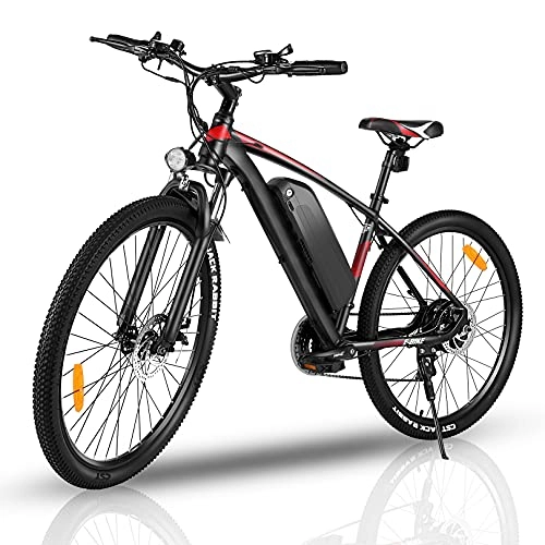 Bicicletas eléctrica : Bicicleta Eléctrica de 27, 5 Pulgadas para Hombres y Mujeres, Bicicleta de Montaña Eléctrica de 250 w con Batería de Litio Extraíble de 36 v 10, 4 Ah, Bicicleta Electrica Adulto Unisex