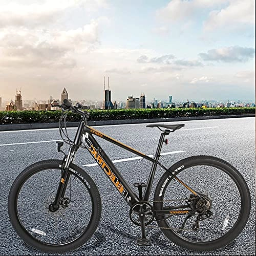 Bicicletas eléctrica : Bicicleta Eléctrica de Montaña 250 W Motor Mountain Bike de 27, 5 Pulgadas Bicicleta Eléctrica Urbana Shimano 7 Velocidades Compañero Fiable para el día a día