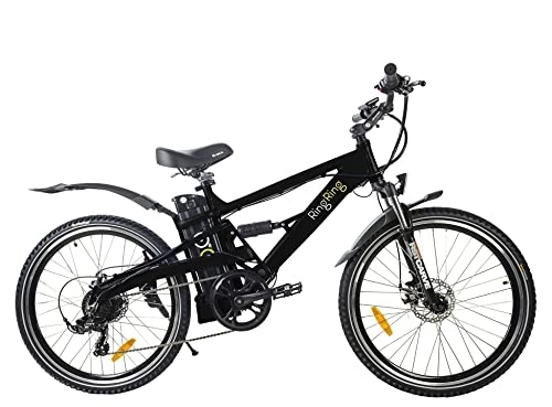 Bicicletas eléctrica : Bicicleta eléctrica de montaña Dardo. Batería Extraible. hasta 50 Km de autonomía. Velocidad: 25 Km / h. Luces integradas. Suspensión de Aluminio RST. Acelerador de Ayuda de Salida en parado.