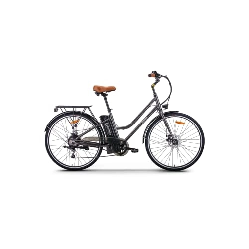 Bicicletas eléctrica : Bicicleta eléctrica gris NUEVA YORK Evobike 10Ah