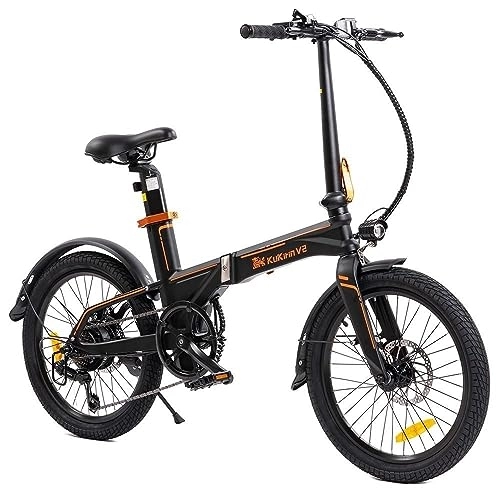Bicicletas eléctrica : Bicicleta Eléctrica KuKirin V2, 20" Bicicleta Electrica Plegable, Magnesio, Shimano 7vel, Urbana Ebike, Batería Litio 36V