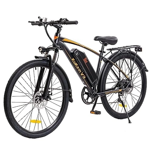 Bicicletas eléctrica : Bicicleta Eléctrica KuKirin V3, 27, 5" Bicicleta de Montaña, EBike de Paseo con Batería Extraíble de 36V 15Ah, Pantalla LCD, Doble Freno de Disco ebike