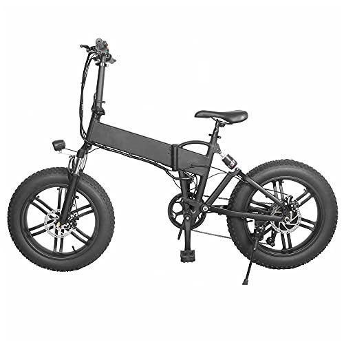 Bicicletas eléctrica : Bicicleta eléctrica MK011, bicicleta eléctrica plegable, bicicleta eléctrica de 20 pulgadas para adultos hecha de aluminio aeroespacial con motor de 350 W 10 Ah batería extraíble, alcance hasta 50 km