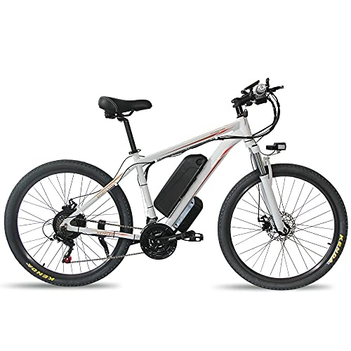 Bicicletas eléctrica : Bicicleta eléctrica para adultos Bicicleta de montaña eléctrica de 26 "15 Ah / 10Ah Batería de litio extraíble Freno de disco doble plegable Bicicleta de montaña de 35 km / h, Carreras para hombres /