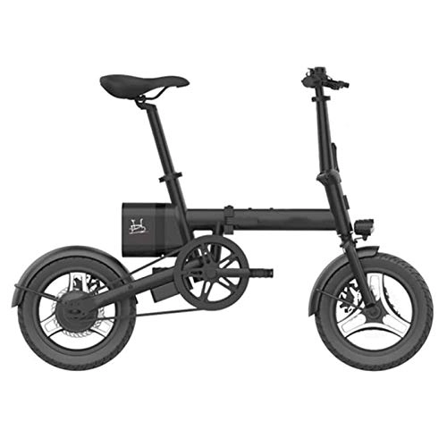 Bicicletas eléctrica : Bicicleta Eléctrica Plegable Adulto Bicicleta eléctrica de aluminio de 16 pulgadas bicicleta eléctrica for adultos E-Bici con 36V 6Ah Built-in batería de litio 250W sin escobillas del motor y frenos d