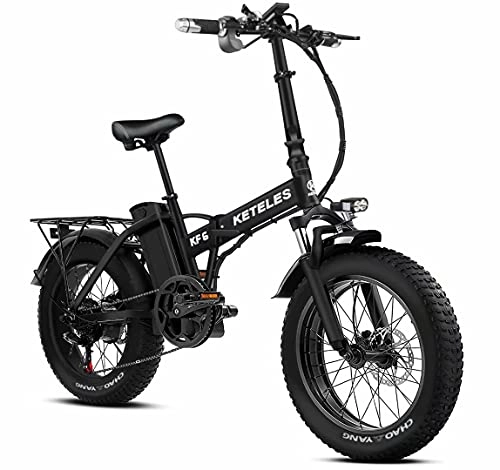 Bicicletas eléctrica : Bicicleta Eléctrica Plegable, Batería De Lones De Litio De 48V 18Ah con Neumático Gordo 20"* 4", 1000W Bicicletas Eléctricas De Montaña Adulto De Ciudad De Largo Alcance