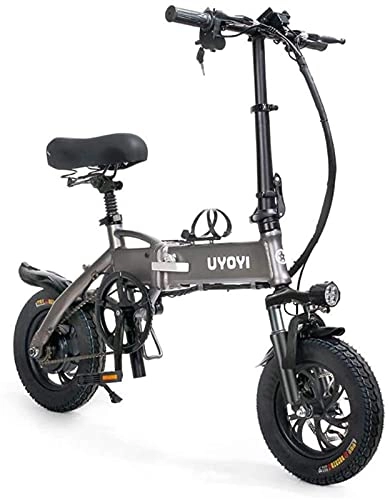 Bicicletas eléctrica : Bicicleta eléctrica plegable Bicicleta ligera Marco de aleación de aluminio plegable ajustable Bicicleta de ciudad portátil, frenos de disco 3 modos, para hombres mujeres para ciclismo al aire libre