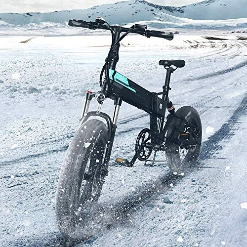 Bicicletas eléctrica : Bicicleta eléctrica plegable Fiido M1 Pro para adultos, 500 W, palanca de cambios de 7 velocidades, indicador de engranaje, 3 modos, pantalla LCD, bicicleta plegable de 48 V, 12, 8 Ah, 40 km / h