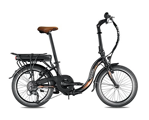 Bicicletas eléctrica : Bicicleta eléctrica plegable miesty Bello negro – batería: Li-ion Panasonic 36 V, 14, 5 Ah – Autonomía: 140 Km – Peso: 20, 3 kg sobre Amazon