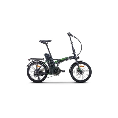 Bicicletas eléctrica : Bicicleta eléctrica plegable negra DUBLIN Evobike 36 V 7, 5 AH 270 Wh