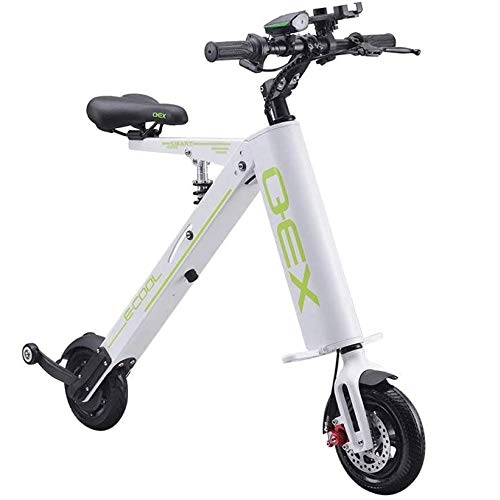 Bicicletas eléctrica : Bicicleta Eléctrica Plegable para Adultos E-Bike, Velocidad máxima 30 km / h, batería de Litio Recargable extraíble de 300 W / 36 V, Bicicleta Unisex