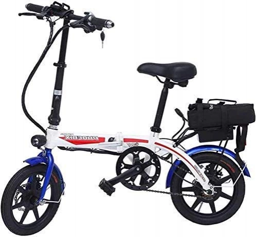 Bicicletas eléctrica : Bicicleta eléctrica plegable TCYLZ, 13 pulgadas, 48 V, 20 Ah, batería de litio eléctrica, freno de disco de aluminio ligero, velocidad máxima de 40 km / h