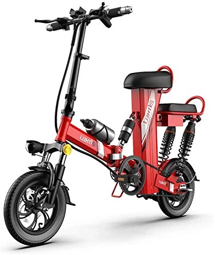 Bicicletas eléctrica : Bicicletas, Bicicleta eléctrica Bicicleta eléctrica plegable para adultos con motor de 350W, 3 modos de conducción Velocidad máxima 25KM / H, Plegable ajustable portátil para ciclismo al aire libre
