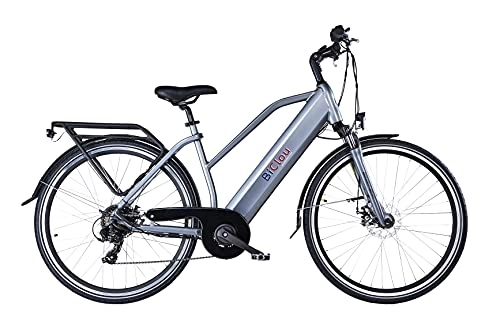 Bicicletas eléctrica : BiClou City 28 - Bicicleta eléctrica (700 C, ion de litio, 360 Wh, 70 km)