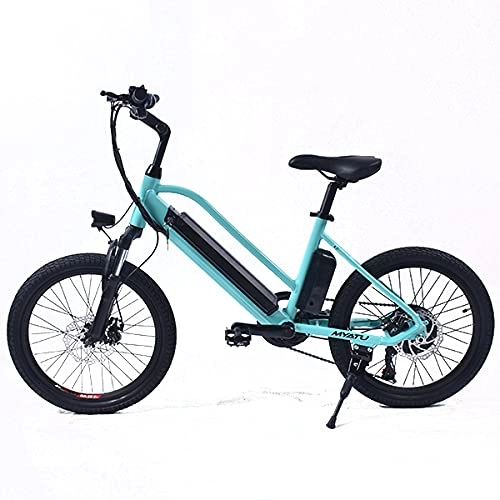 Bicicletas eléctrica : Bikes Bicicleta Eléctrica Ebike Speed 20, Aluminio, Shimano 7V, Batería Litio extraíble 36V 7.8Ah (Verde)