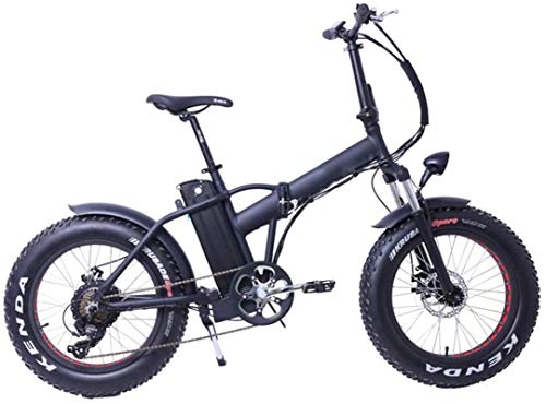 Bicicletas eléctrica : Bikes, Bicicleta eléctrica plegable Bicicleta eléctrica de 20 pulgadas 36v 10.4ah Bicicleta de batería de iones de litio extraíble con motor de 500w y rango de engranajes de 6 velocidades por potencia