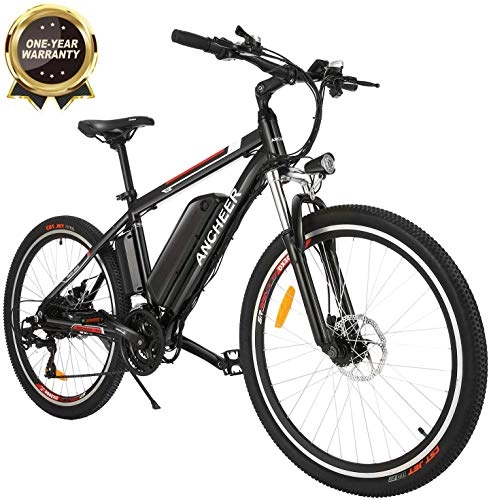 Bicicletas eléctrica : BIKFUN Bicicleta eléctrica, 20" / 26" Ebike para Adulto, Batería de Litio-Ion(36V, 8Ah), 250W, Transmisión de Velocidad Shimano 7 (26 Clasico)