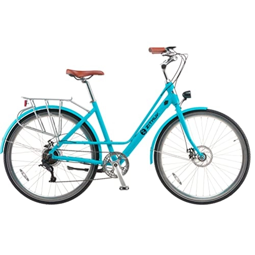 Bicicletas eléctrica : BIWOND Bicicleta eléctrica Zity Bike 27, 5" (Transmisión Japonesa, Bicicleta de Paseo Adulto, batería 36V / 7Ah, Asistencia al pedaleo, 250W, Máx. 25 km / h)-Azul