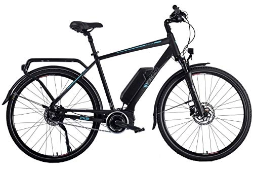 Bicicletas eléctrica : Brinke Bicicleta elctrica Rushmore 2 DI2 Sport Transmisin automtica (Negro, M)