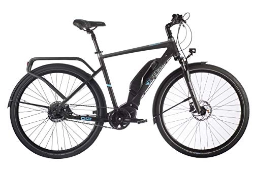 Bicicletas eléctrica : Brinke Bicicleta elctrica Rushmore EVO DI2 Sport Caja de Cambios automtica (Negro, L)