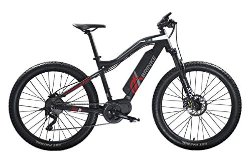 Bicicletas eléctrica : Brinke Bicicleta elctrica XCR + 500 (Negro, L)