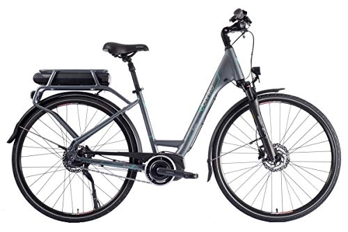 Bicicletas eléctrica : Brinke Bicicleta eléctrica Elysee 2 DI2 transmisión automática (Gris, L)